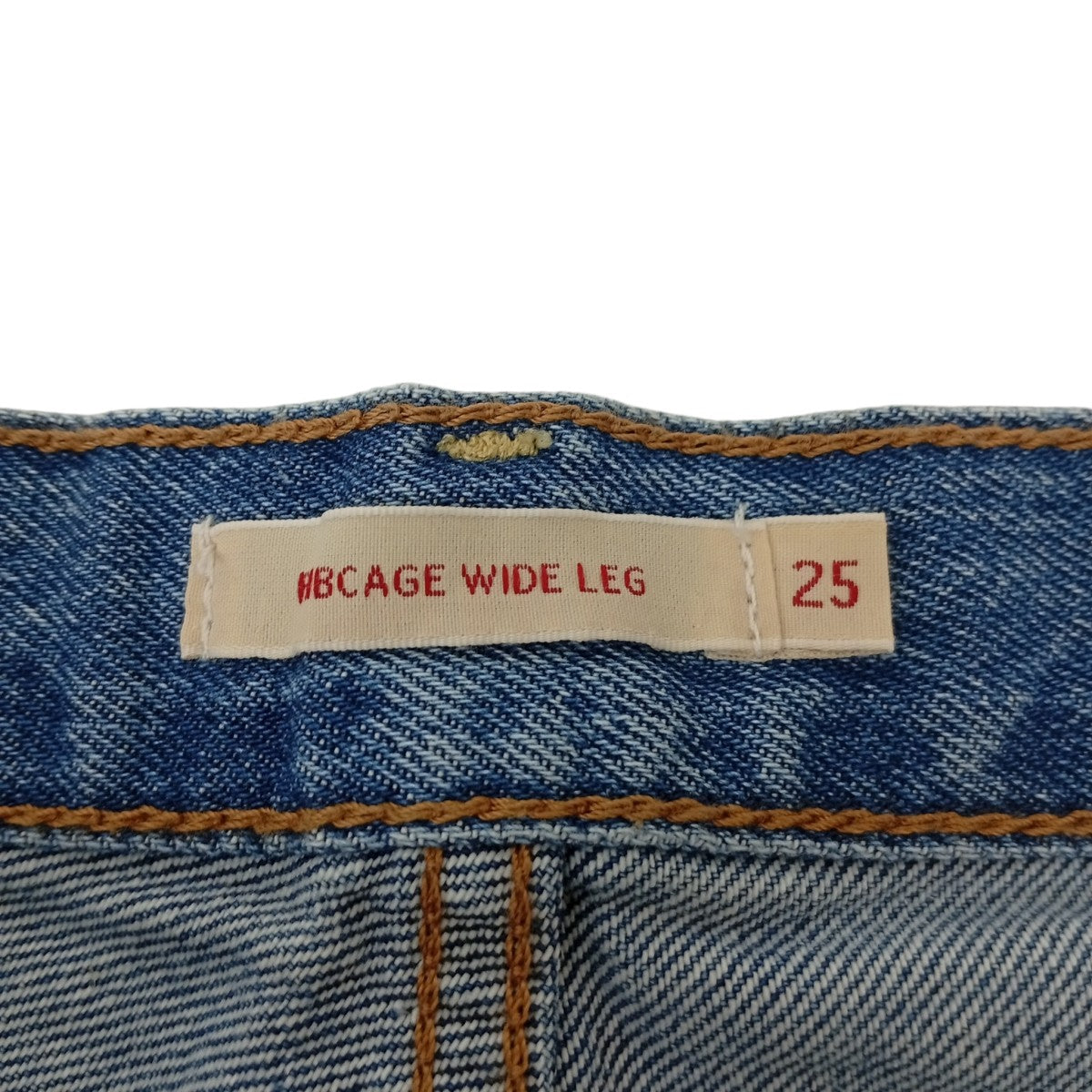 RIBCAGE WIDE LEGデニムパンツA6081-0020
