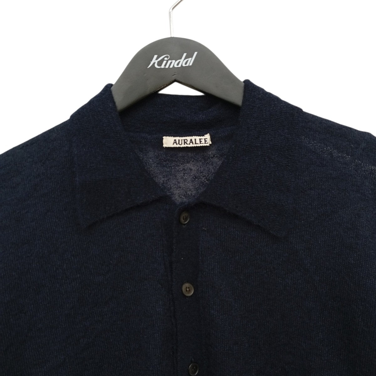 25SSKID MOHAIR SHEER KNIT POLOニットポロシャツA25SP03FG