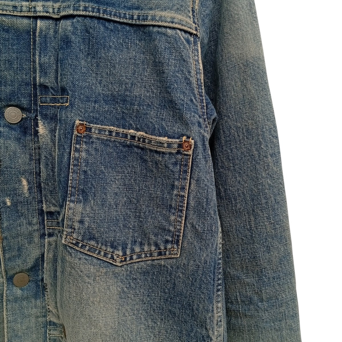 ダメージ加工デニムジャケット2920400069