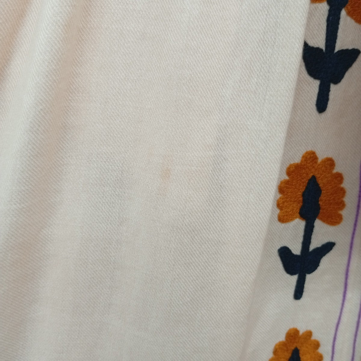 モチーフ刺繍フラワーロングスカート871-61600