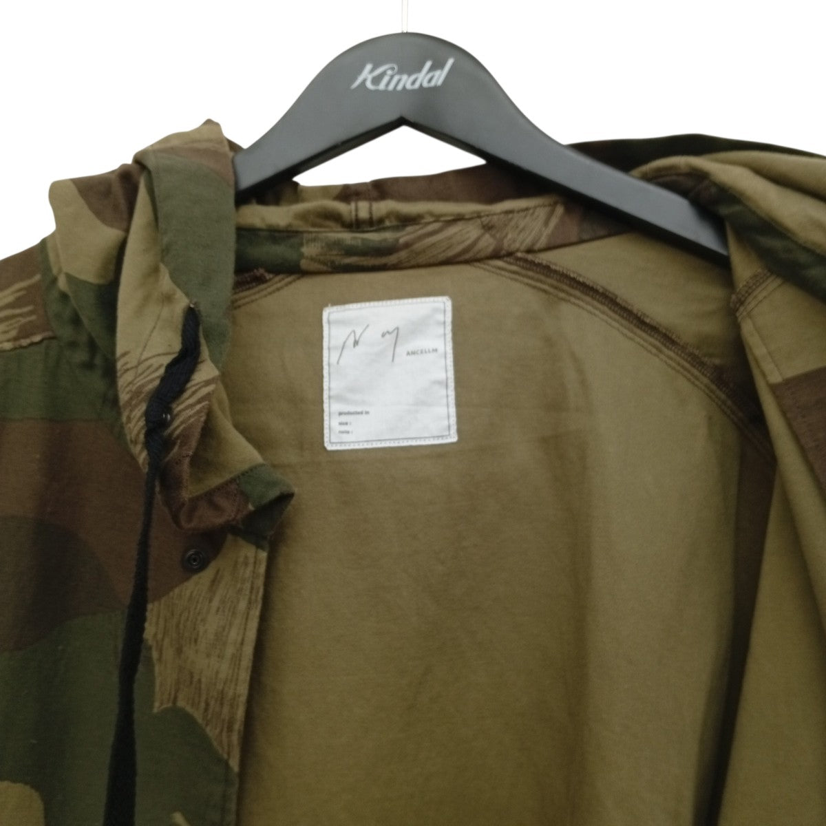 CAMO HOODIE JACKETカモフラージュ柄マウンテンパーカーANC-SH47-A