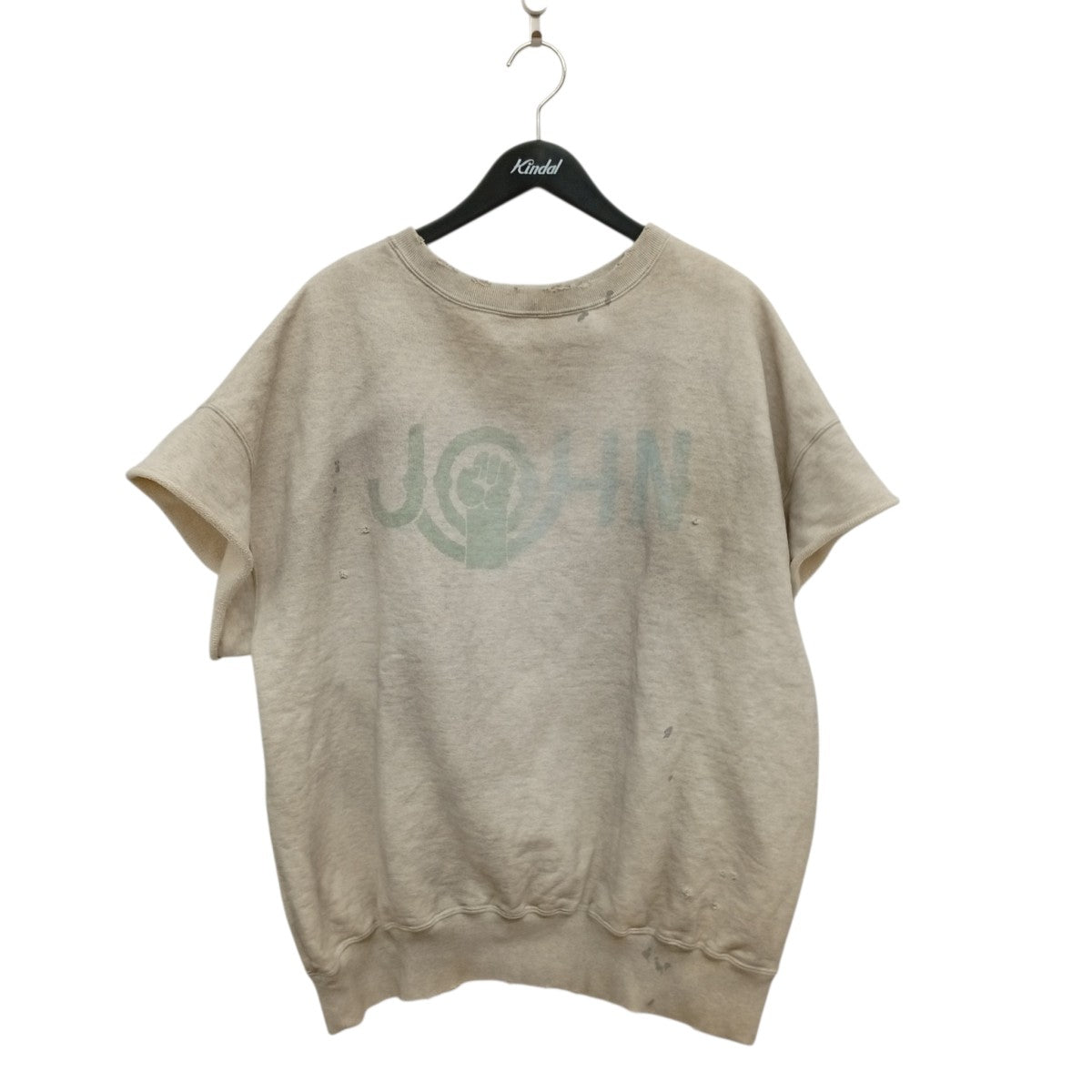 JOHN PEACE S S SWEAT SHIRTS ダメージ・ヨゴレ加工ノースリーブスウェット