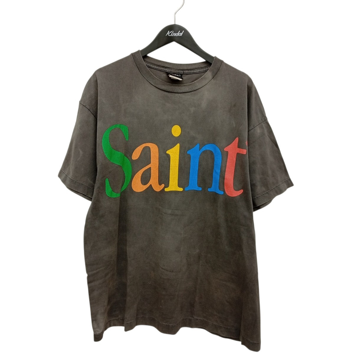 SS TEE COLORFUL SAINT ヨゴレ・ダメージ加工半袖カットソーSM-YS8-0000-001
