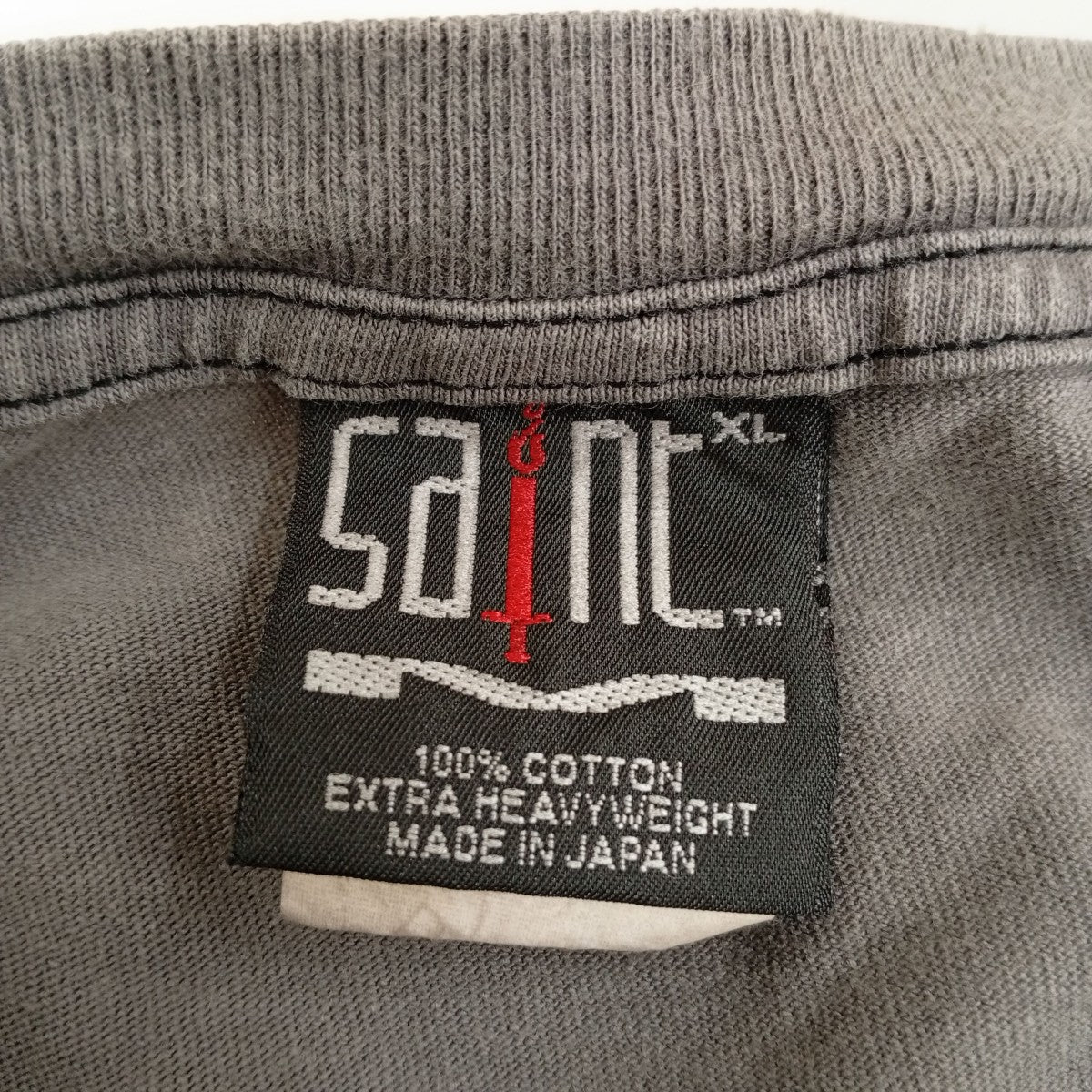 SS TEE COLORFUL SAINT ヨゴレ・ダメージ加工半袖カットソーSM-YS8-0000-001