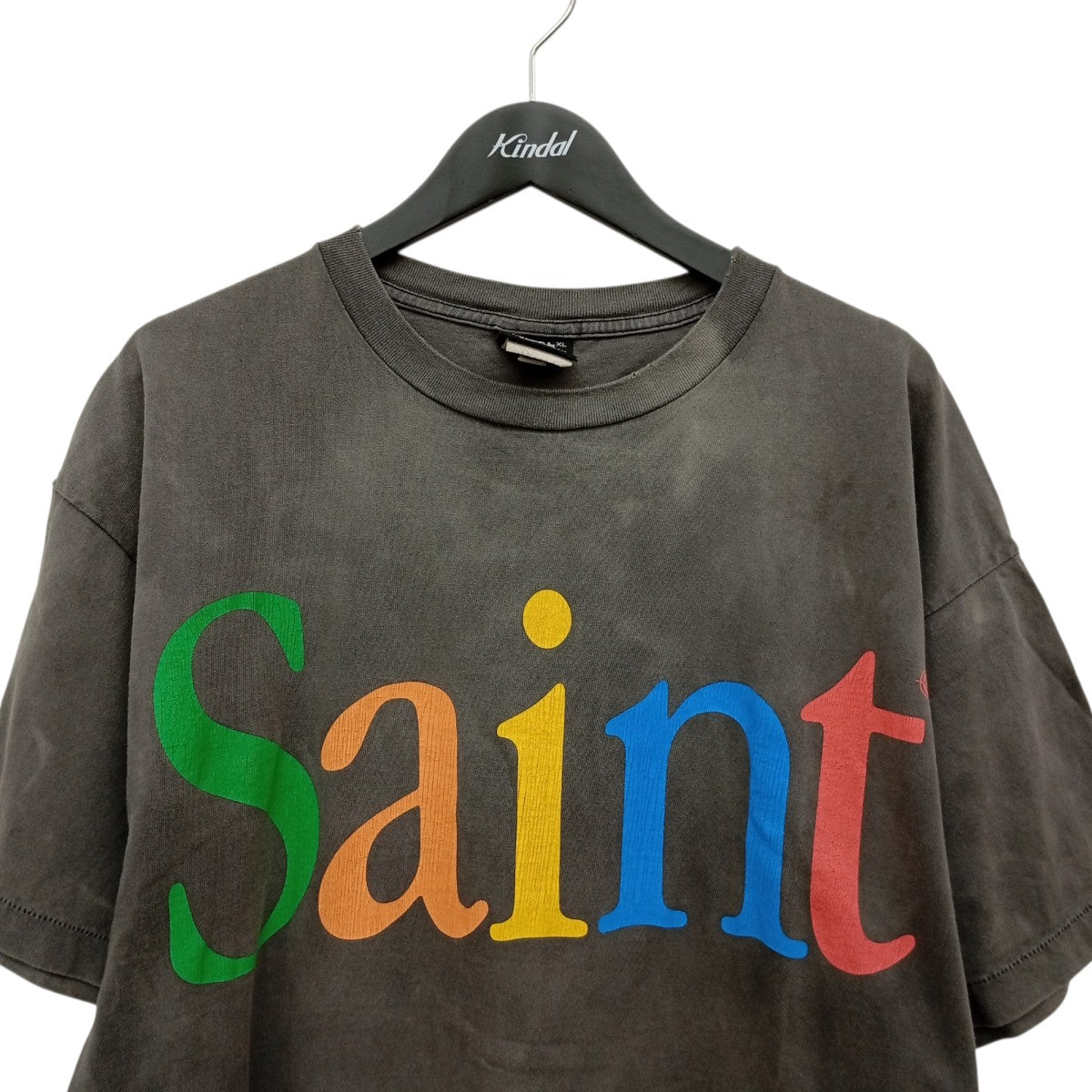 SS TEE COLORFUL SAINT ヨゴレ・ダメージ加工半袖カットソーSM-YS8-0000-001