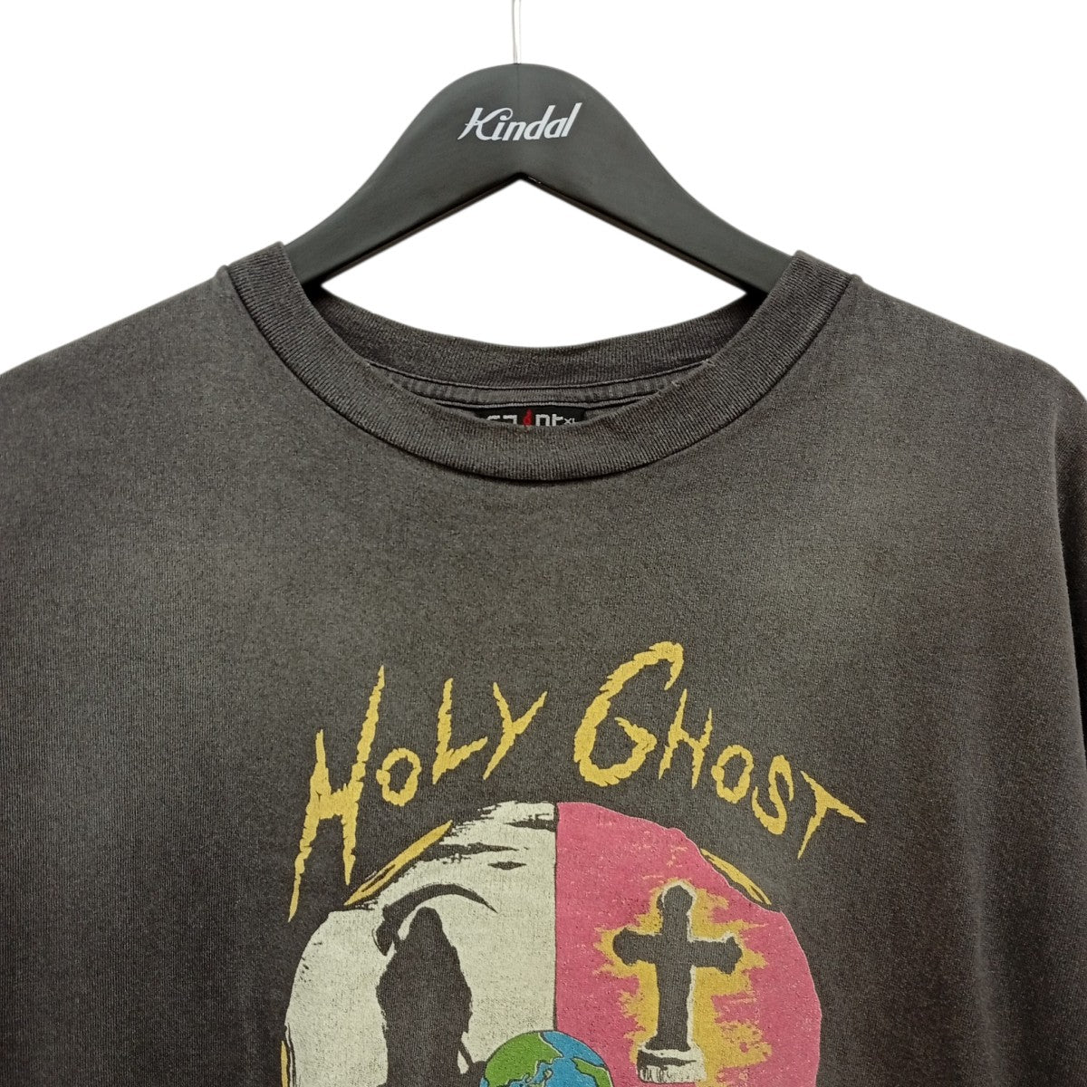 LM-SS TEE   HOLY GHOST ヨゴレ・ダメージ加工半袖カットソーSM-YS8-0000-C43