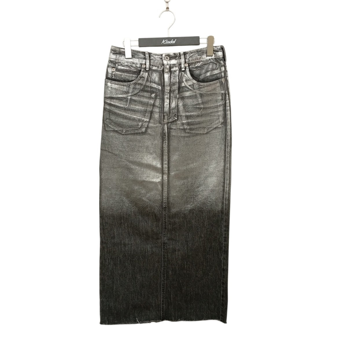 LEAN FOIL JEAN SKIRTスカート24060700117020