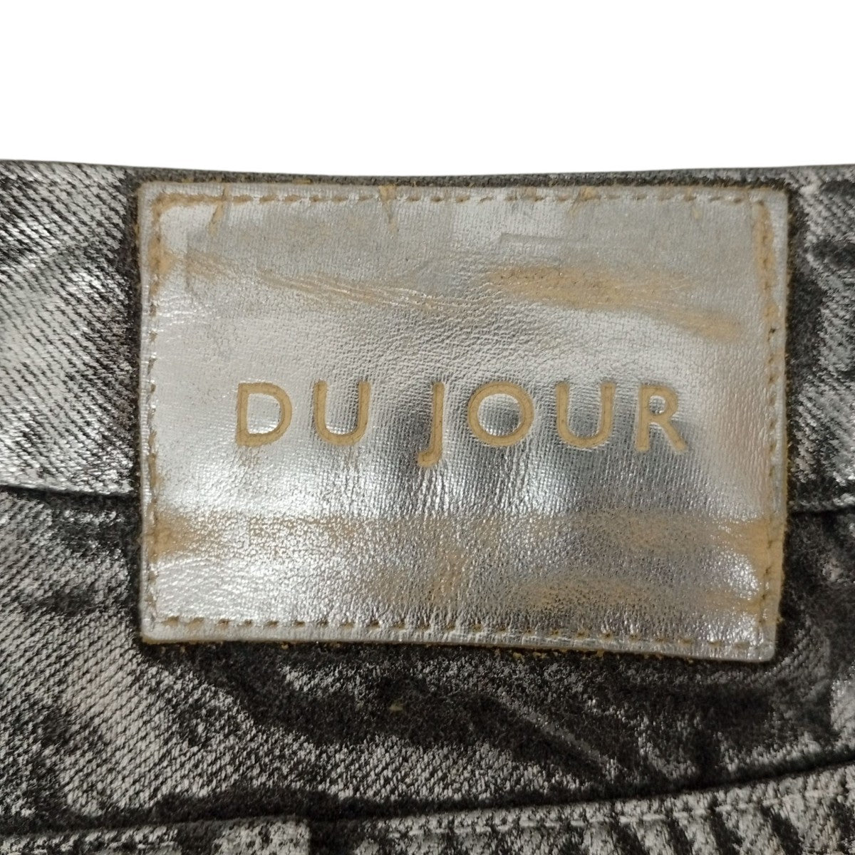 LEAN FOIL JEAN SKIRTスカート24060700117020