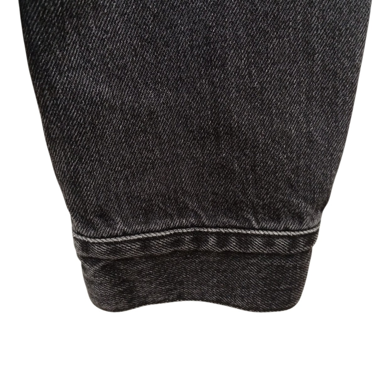23SSWashed Denim Collarless JacketデニムジャケットGEB229