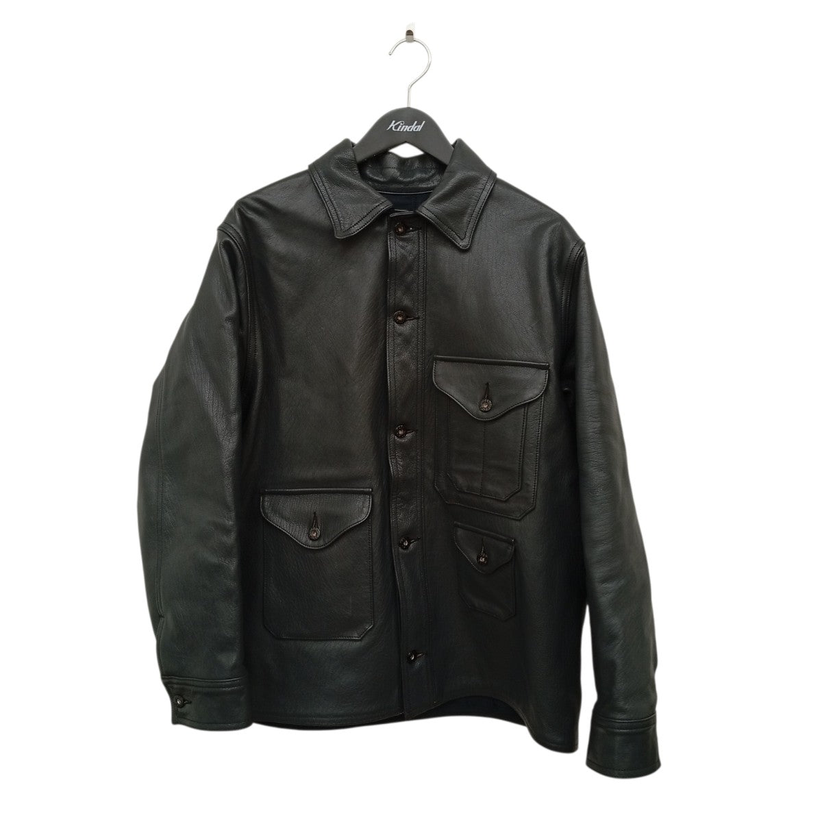 POST O’ALLS cruzer 8 premium goatskin 日本製レザージャケット2132-G3 古着・中古-1枚目のアイテム画像