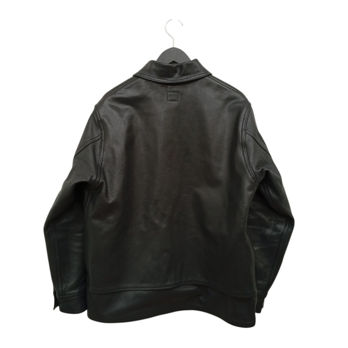 POST O’ALLS cruzer 8 premium goatskin 日本製レザージャケット2132-G3 古着・中古-2枚目のアイテム画像