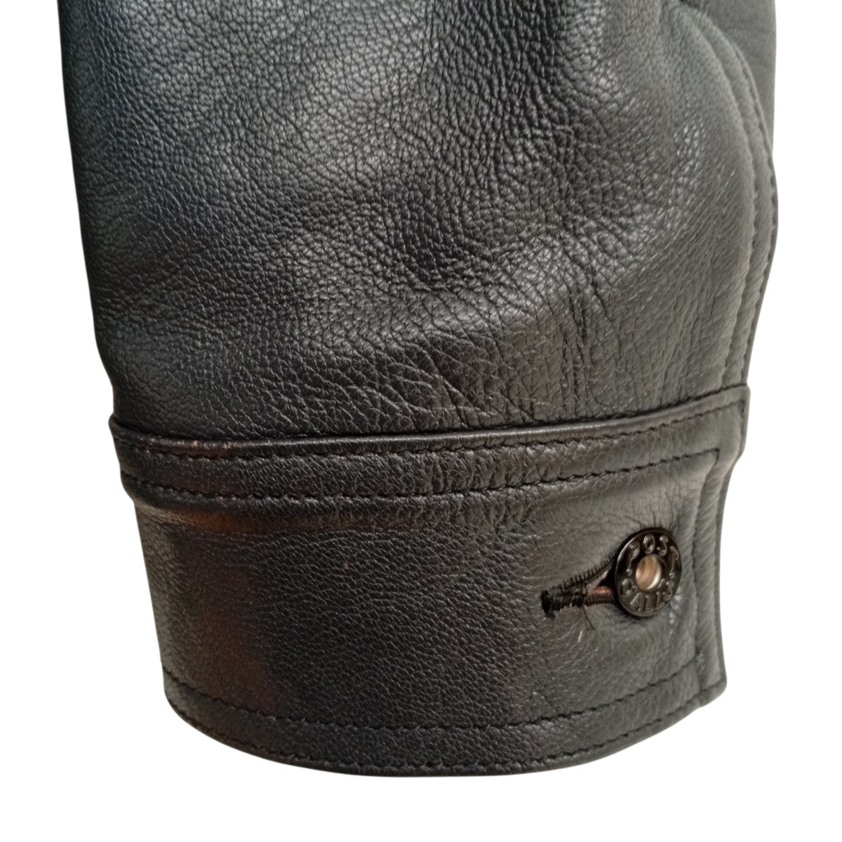 POST O’ALLS cruzer 8 premium goatskin 日本製レザージャケット2132-G3 古着・中古-8枚目のアイテム画像