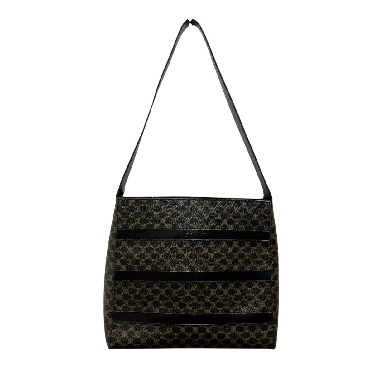 CELINE マカダムワンショルダーバッグMC96 古着・中古-1枚目のアイテム画像