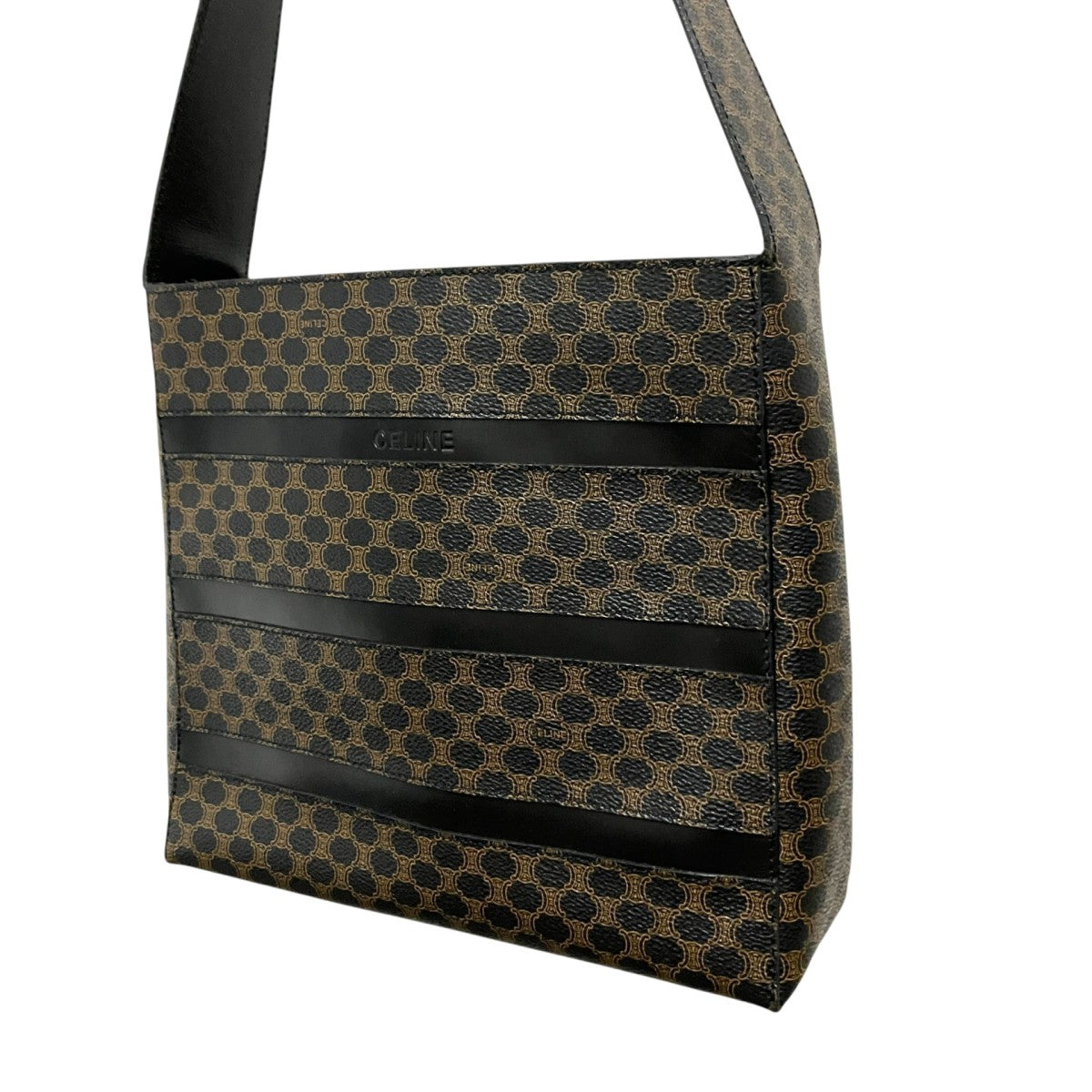 CELINE マカダムワンショルダーバッグMC96 古着・中古-3枚目のアイテム画像