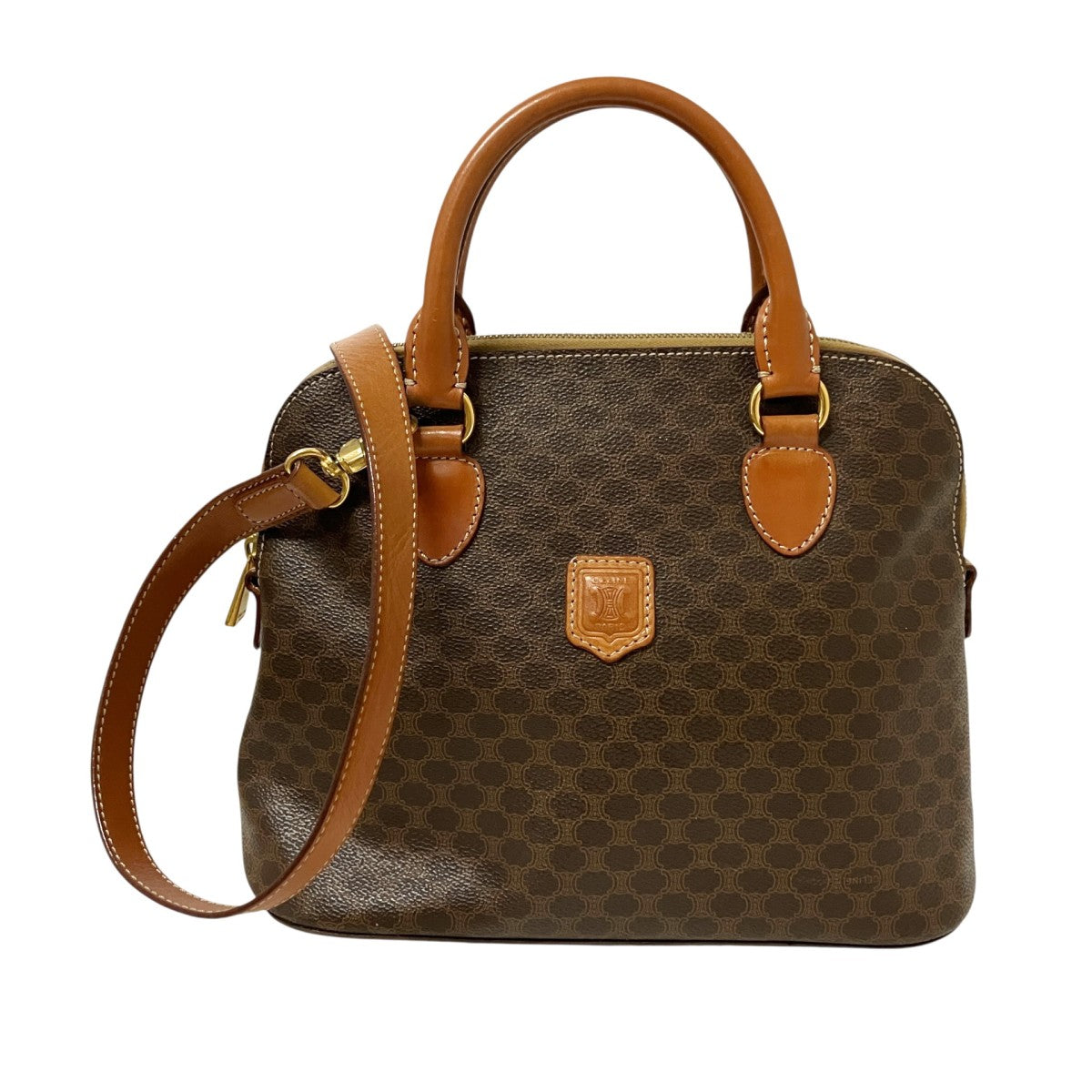 CELINE マカダム2WAYショルダーバッグ 古着・中古-1枚目のアイテム画像
