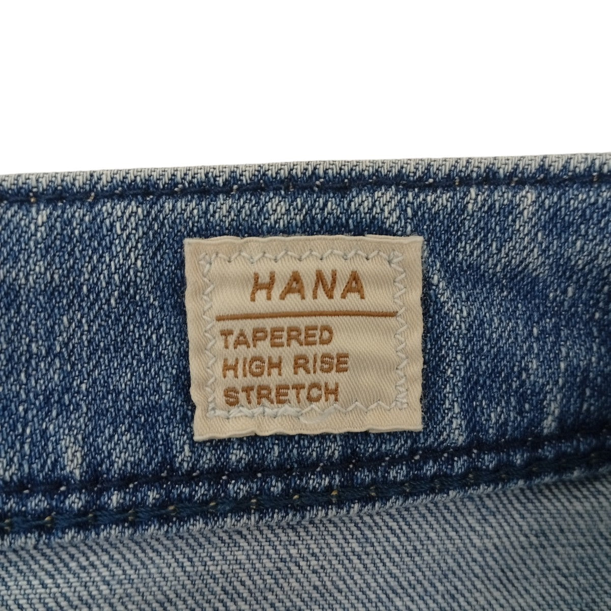 HANA カーブ テーパードデニムパンツSEA77