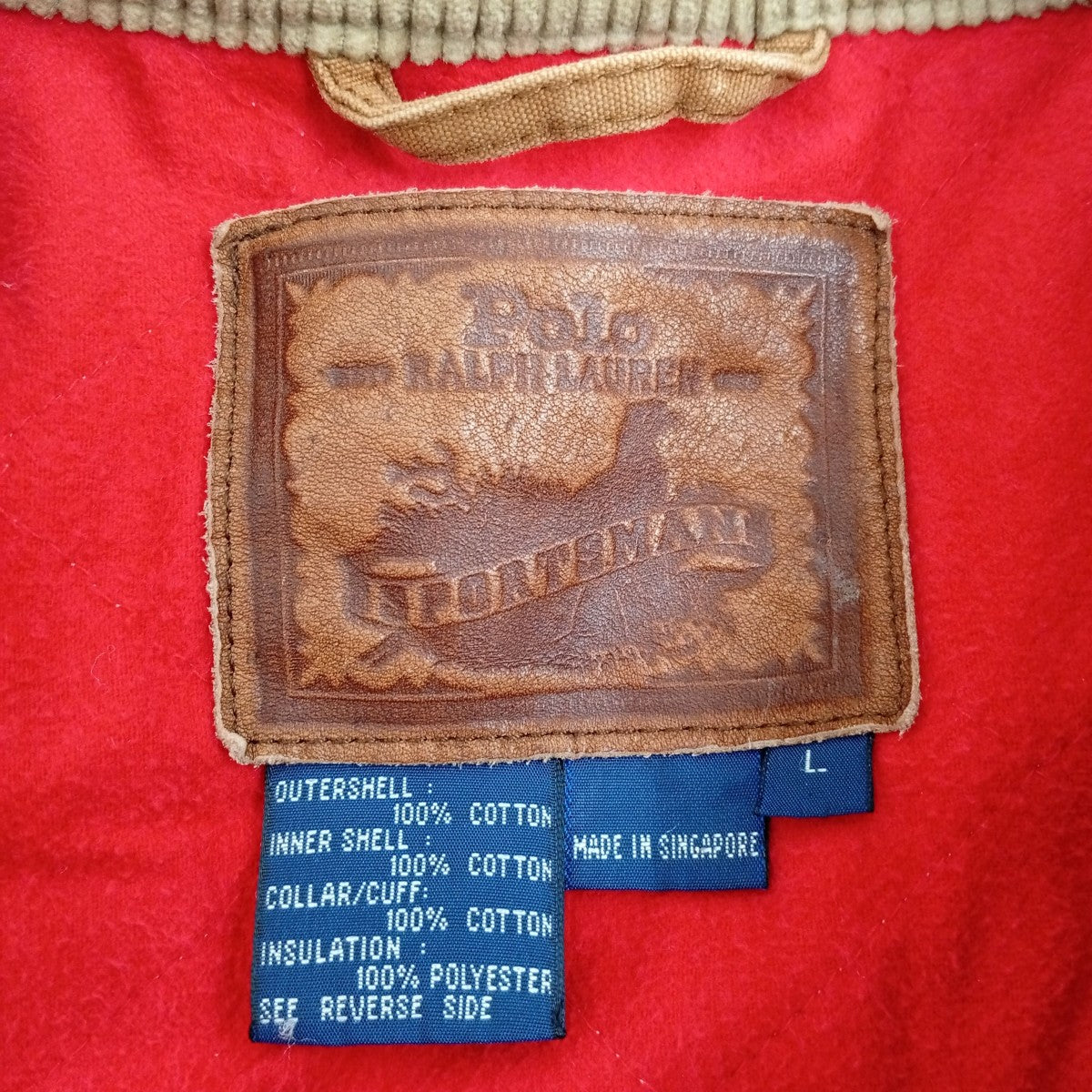 POLO RALPH LAUREN ハンティングジャケット 古着・中古-3枚目のアイテム画像