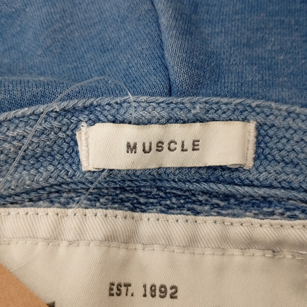 MUSCLE ダメージ加工パーカー
