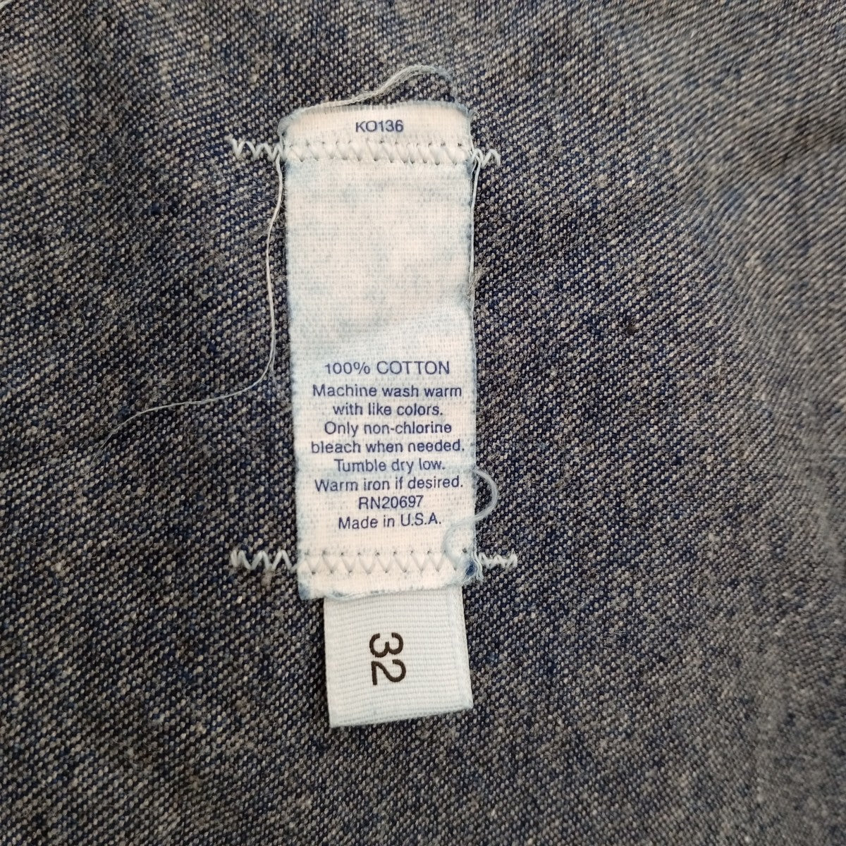 TALONジップ デットストックハーフデニムパンツ