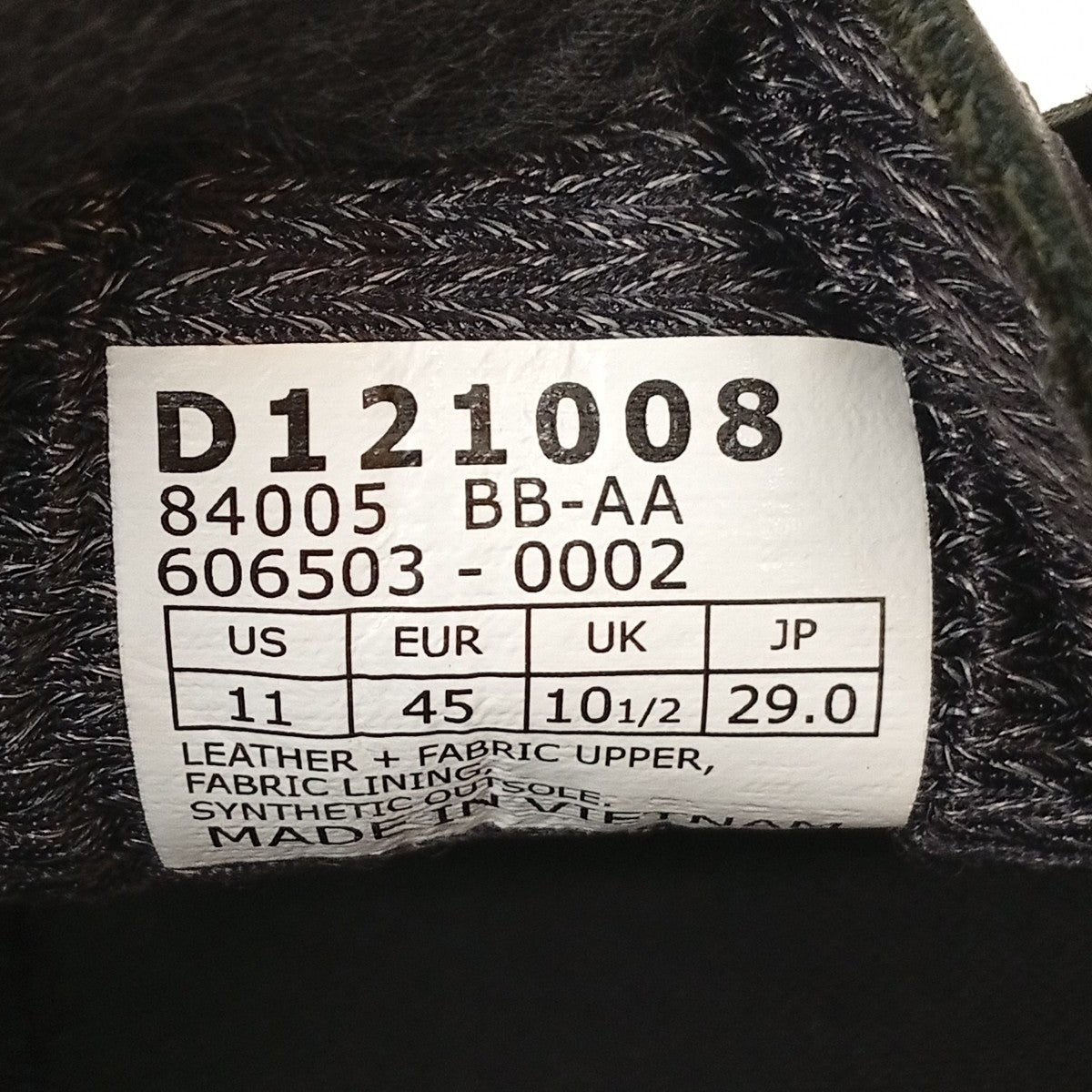 フィールド LOWレザーシューズD121008