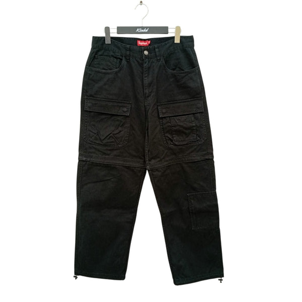 Supreme(シュプリーム) zip-off utility pantパンツ ブラック サイズ