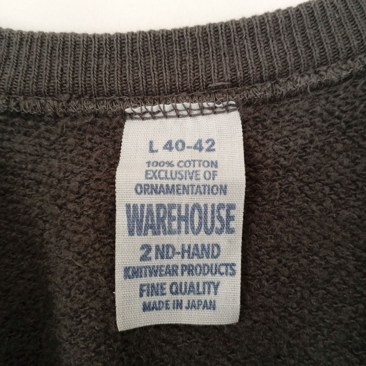 WAREHOUSE トレーナー 古着・中古-3枚目のアイテム画像