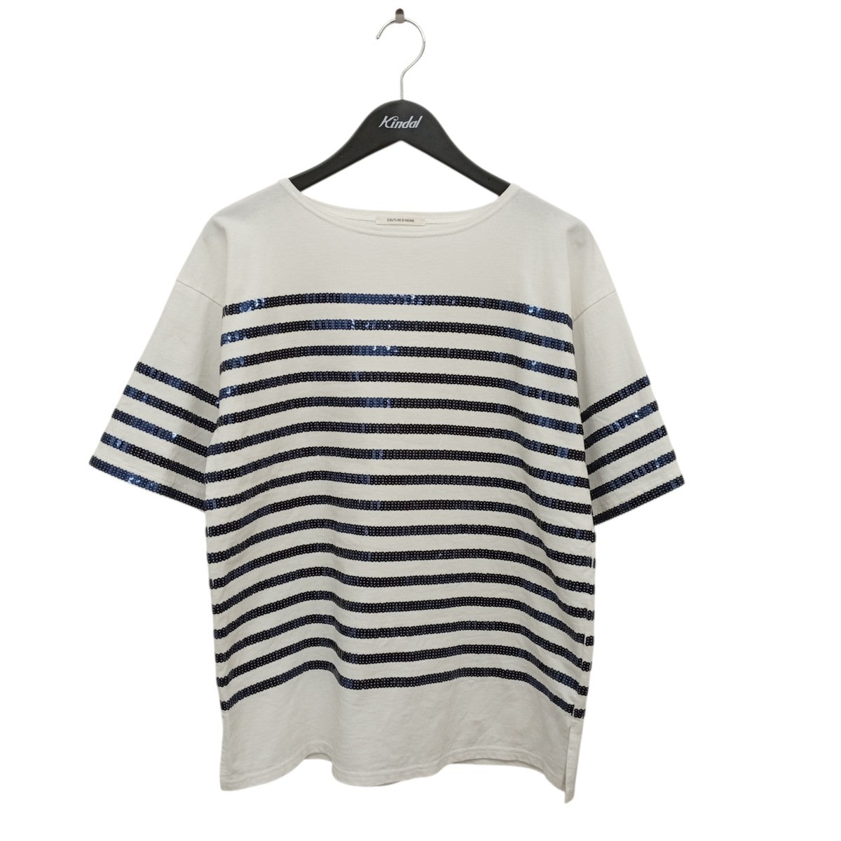 スパンコールボーダーTシャツ24SS-060