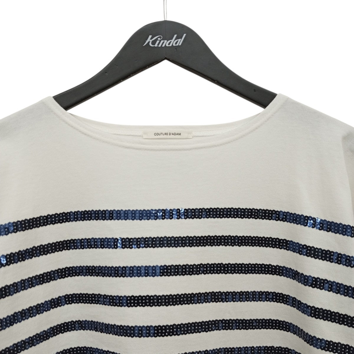 スパンコールボーダーTシャツ24SS-060