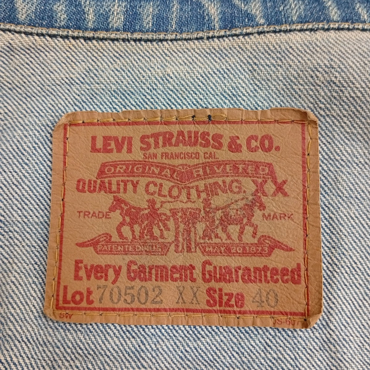 70502XX 1st Model Denim Jacket  日本復刻デニムジャケットJT723