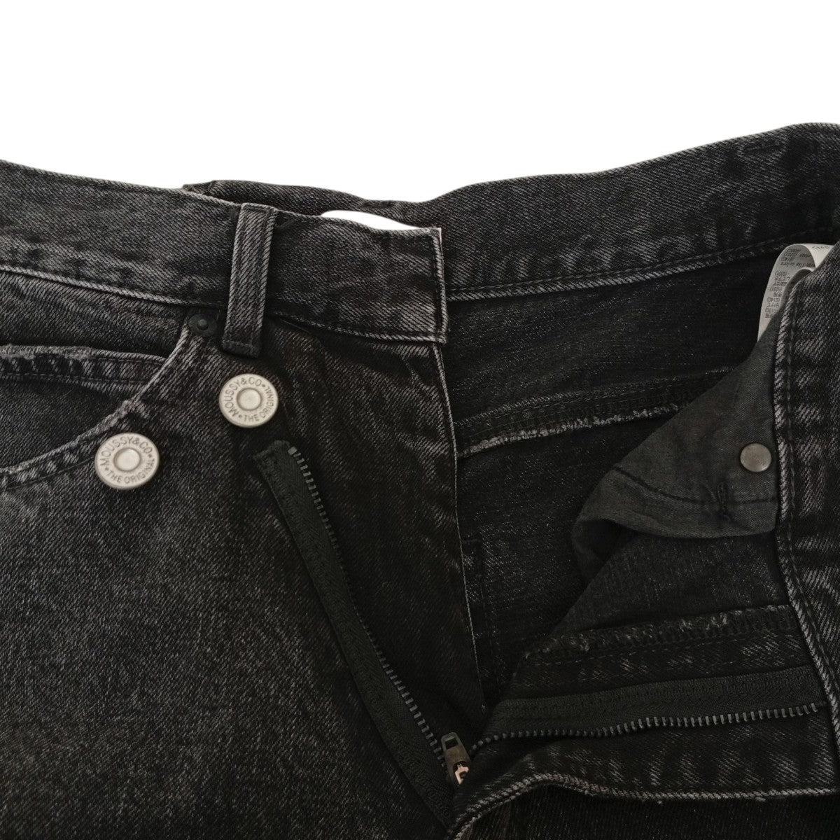 CROSS WAIST WIDE STRAIGHTデニムパンツ010IS211-1801