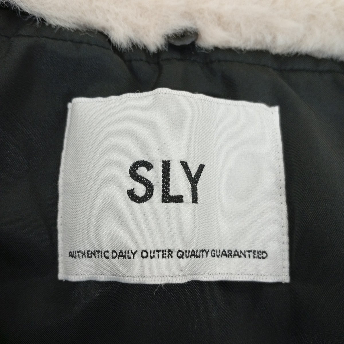 SLY フェイクレザージャケット030IAZ30-1821-1 古着・中古-3枚目のアイテム画像