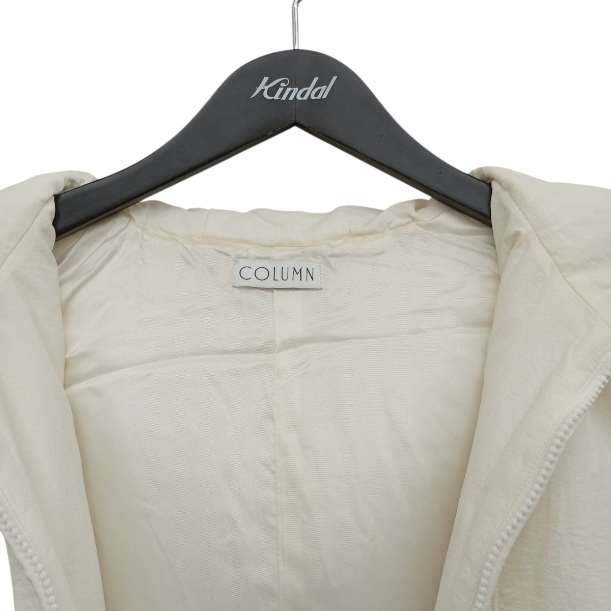 COLUMN Long down vest jacket中綿ベスト12-140-06-090005 古着・中古-8枚目のアイテム画像