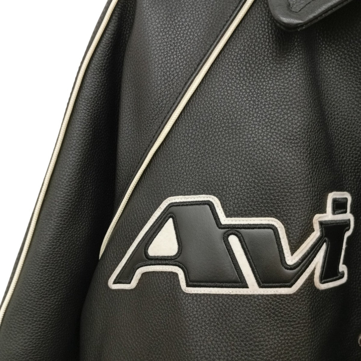 AVIREX COW LOGO VARSITY JACKETレザージャケット783-5950017 古着・中古-6枚目のアイテム画像