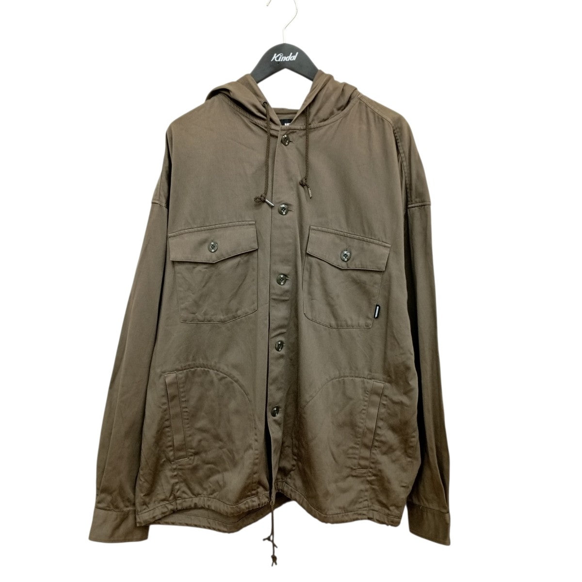 NEIGHBORHOOD 21AWHOODED C-SHIRT．LS ロングスリーブシャツパーカージャケット212AQNH-SHM01 古着・中古-1枚目のアイテム画像