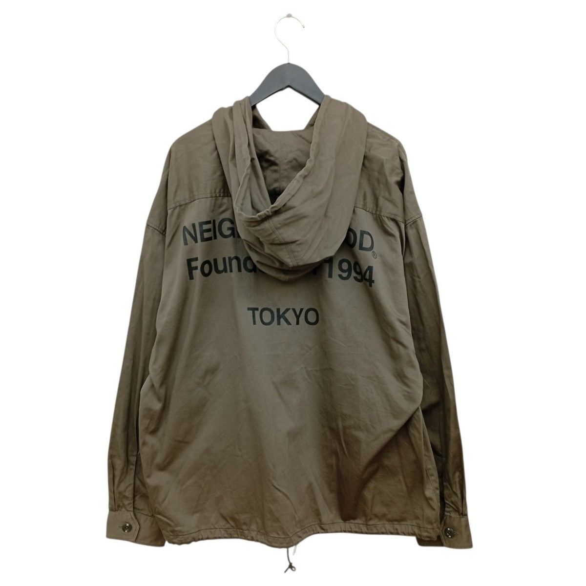NEIGHBORHOOD 21AWHOODED C-SHIRT．LS ロングスリーブシャツパーカージャケット212AQNH-SHM01 古着・中古-2枚目のアイテム画像