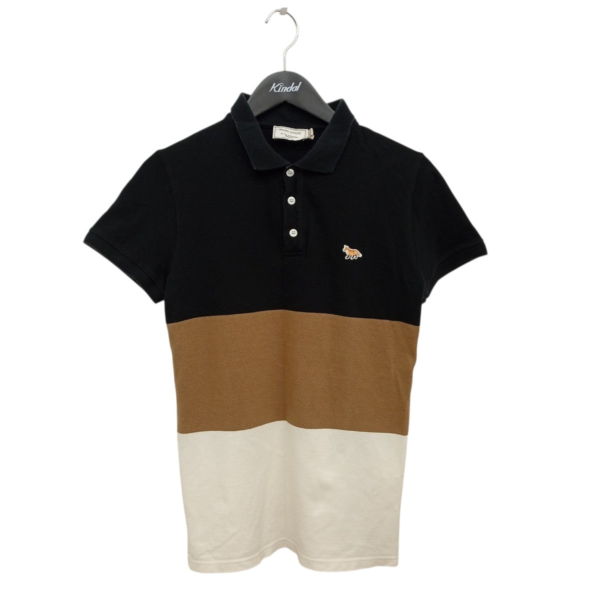MAISON KITSUNE ポロシャツKMM-1562-B 古着・中古-1枚目のアイテム画像