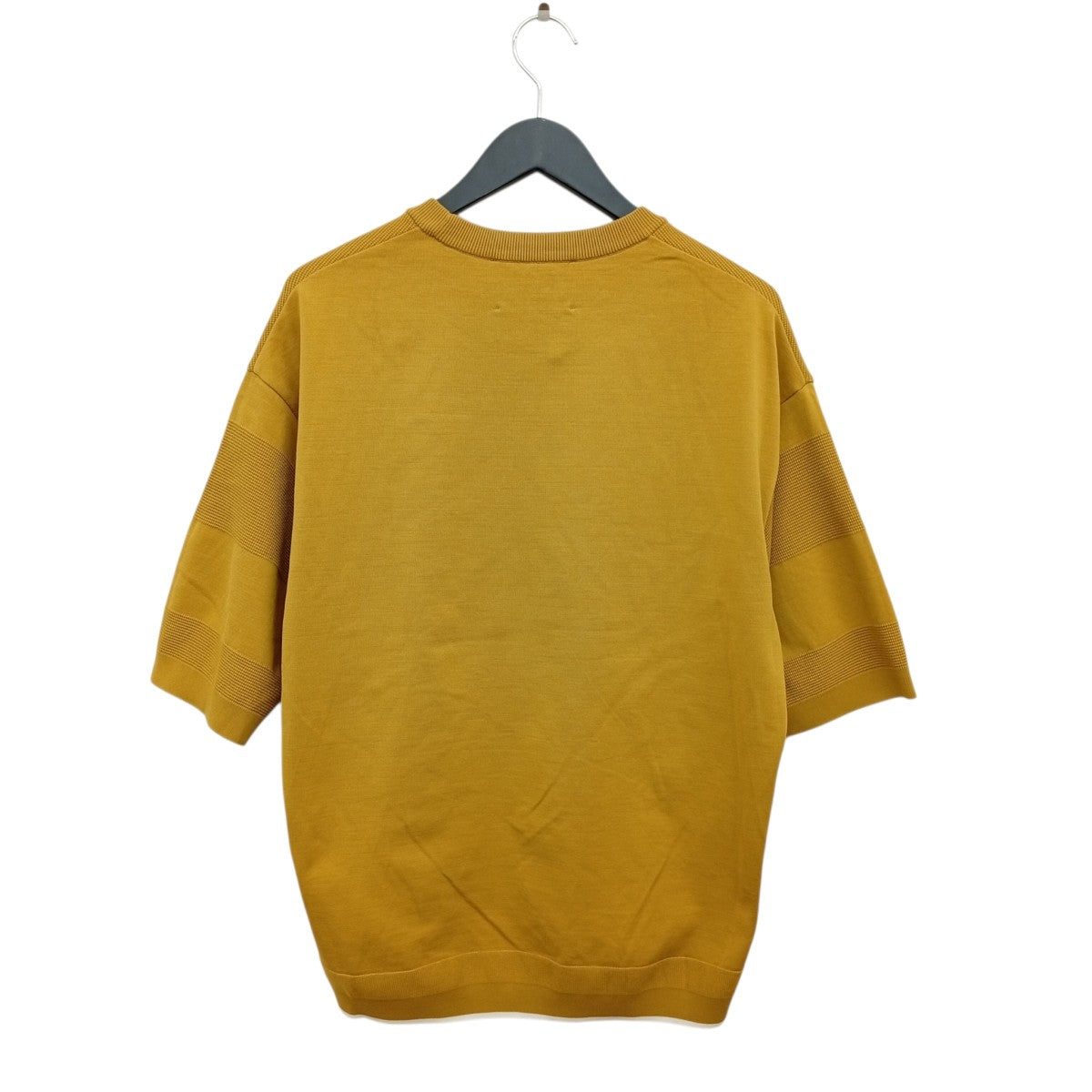TOMORROW LAND シャドーボーダークルーネックニット半袖カットソー63-02-22-02030 古着・中古-2枚目のアイテム画像
