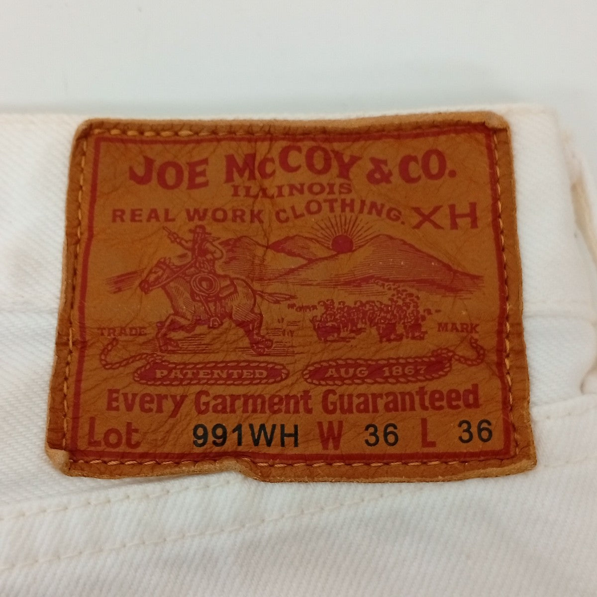 Lot 991WHデニムパンツ