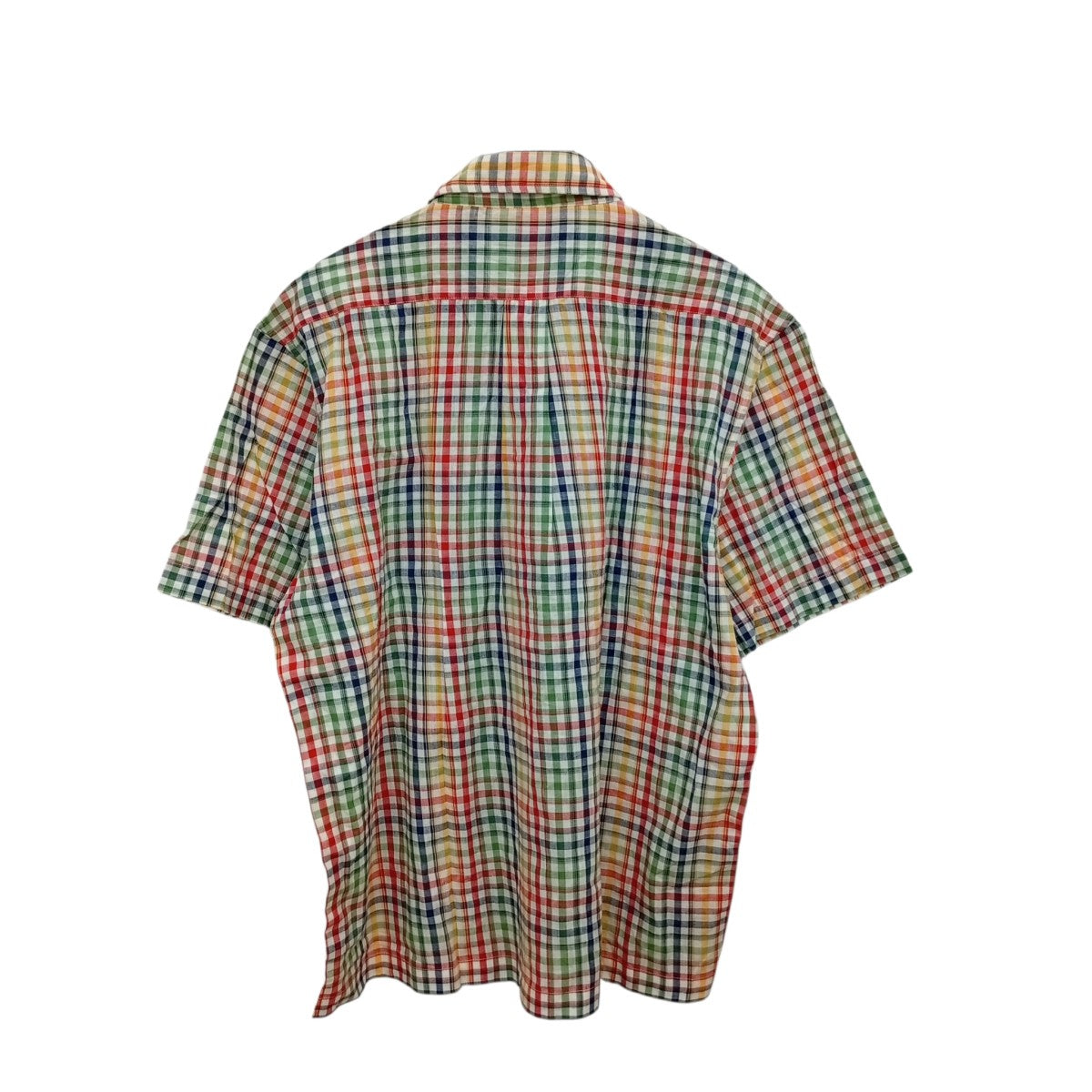 BROOKS BROTHERS チェック半袖シャツ 古着・中古-2枚目のアイテム画像