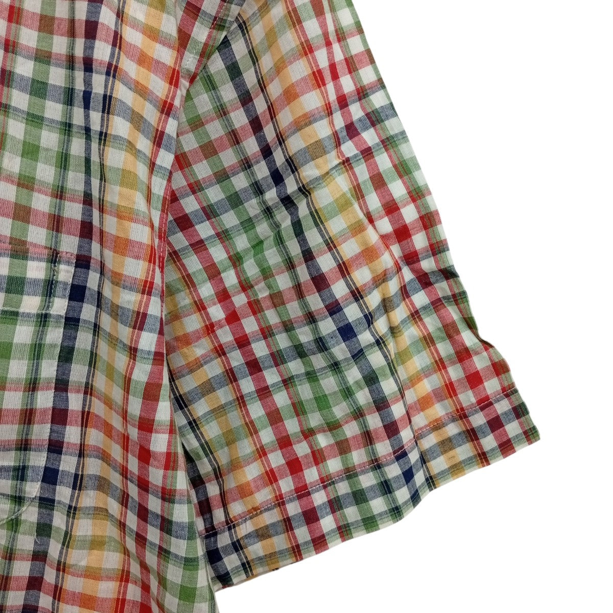 BROOKS BROTHERS チェック半袖シャツ 古着・中古-5枚目のアイテム画像