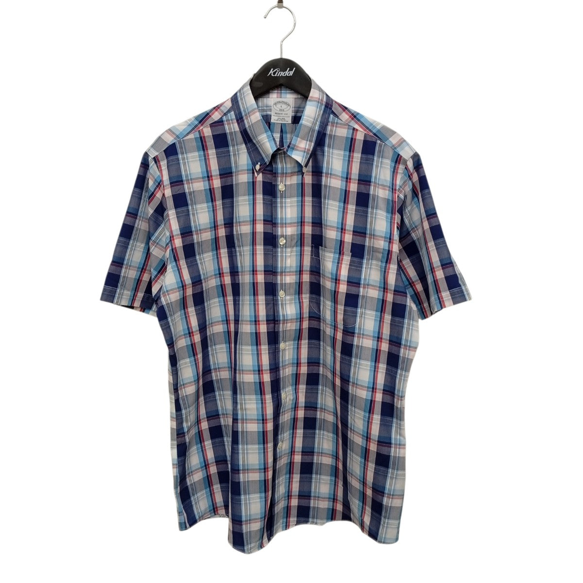 BROOKS BROTHERS チェック半袖シャツ 古着・中古-1枚目のアイテム画像