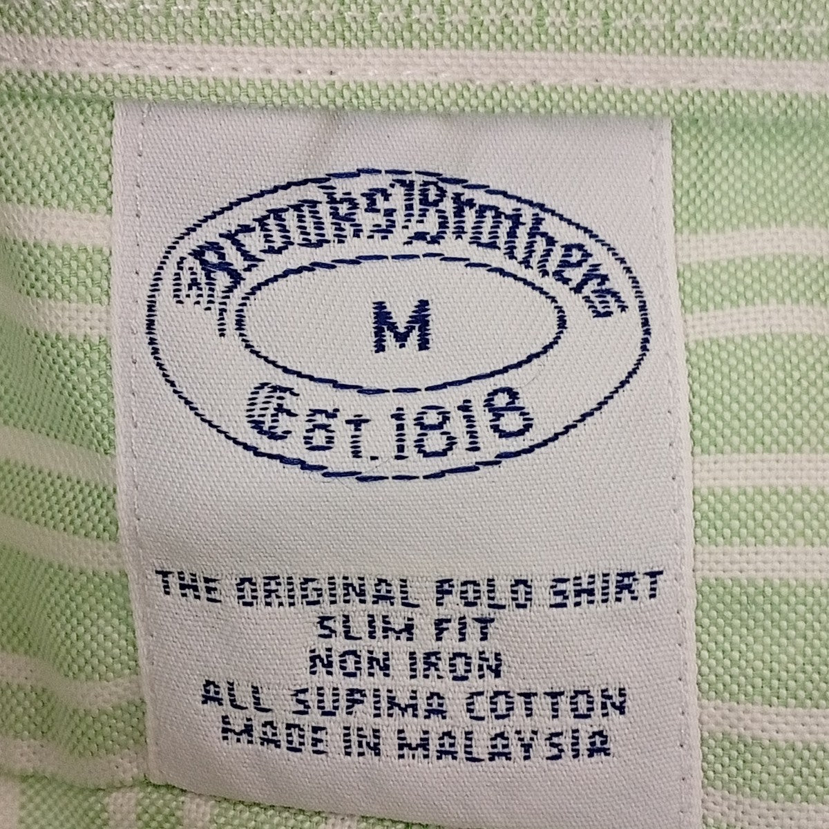 BROOKS BROTHERS ストライプ長袖シャツ 古着・中古-3枚目のアイテム画像