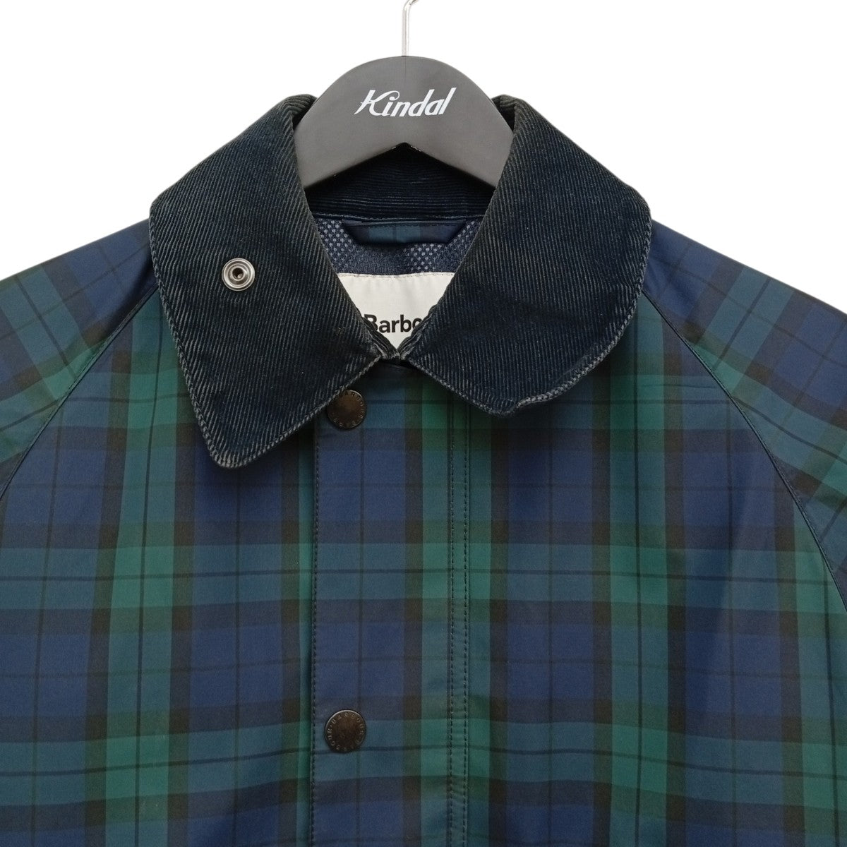 Barbour BEAMS別注 ハイスペックビデイルチェックジャケット1901192 古着・中古-5枚目のアイテム画像