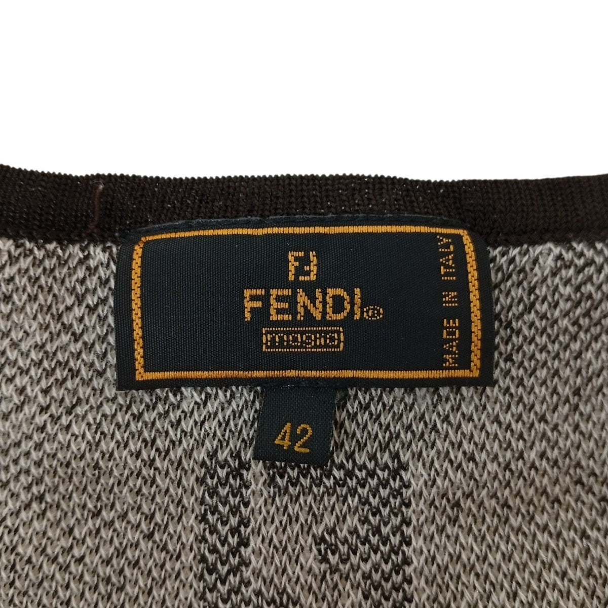 FENDI ズッカ柄セーター 古着・中古-3枚目のアイテム画像
