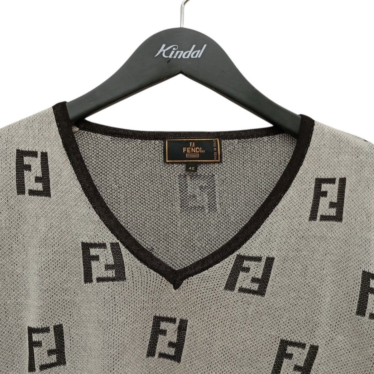 FENDI ズッカ柄セーター 古着・中古-9枚目のアイテム画像