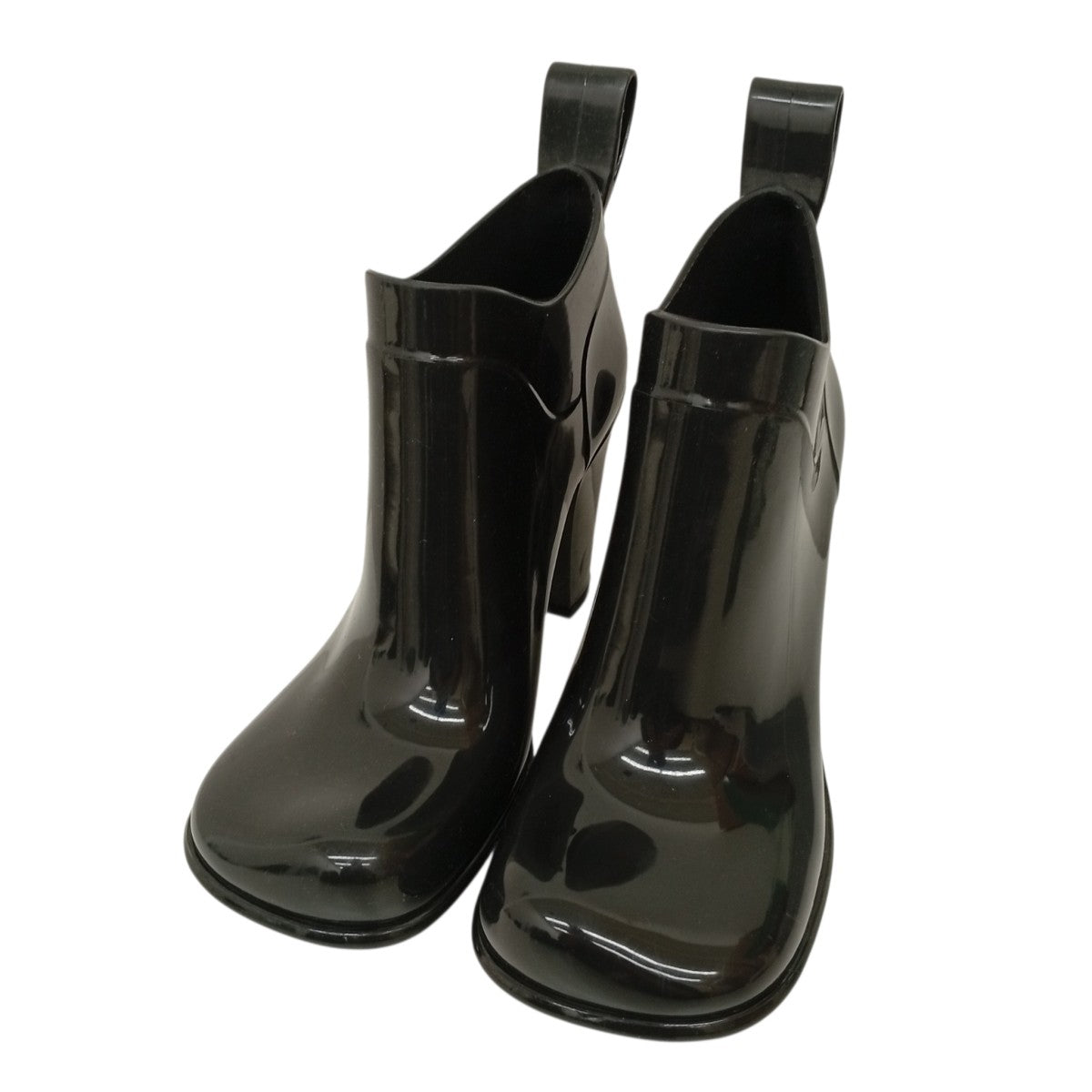 Shine rubber ankle bootsブーツ