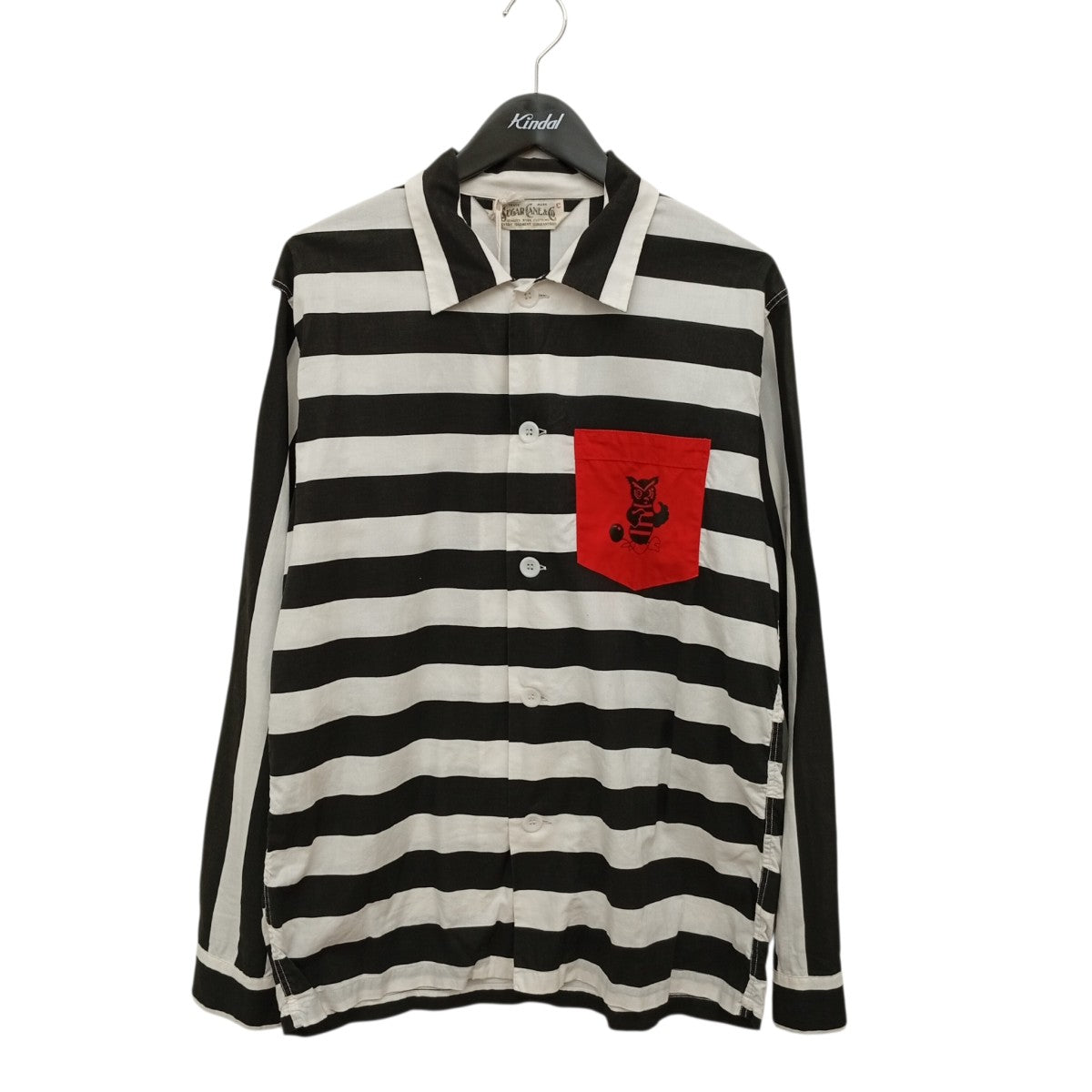 FICTION ROMANCE PRISON STRIPE SHIRT長袖シャツSC26526
