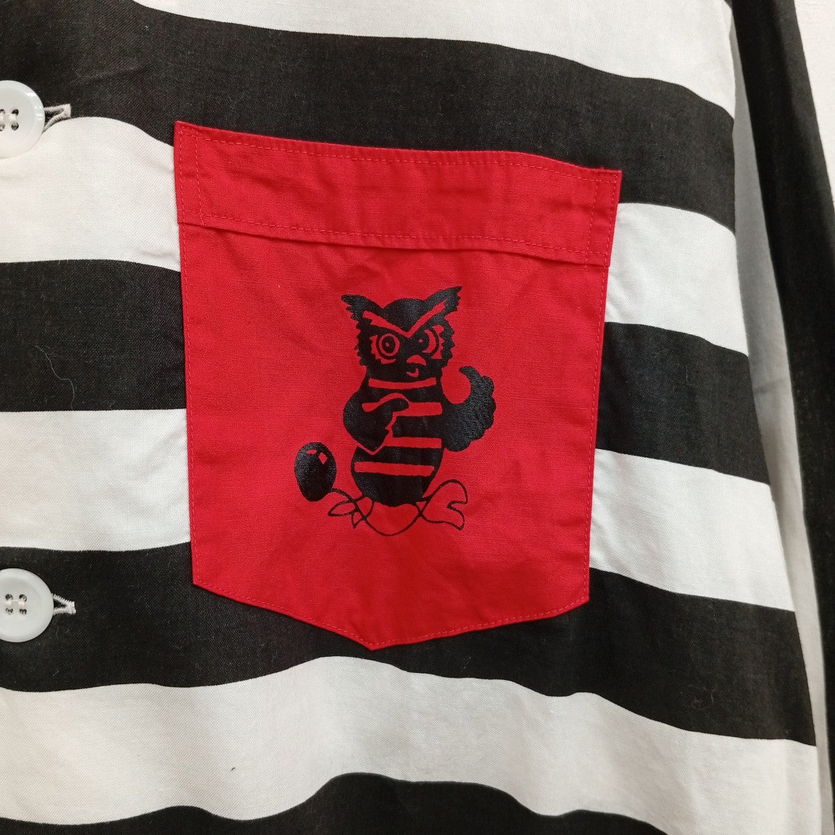 FICTION ROMANCE PRISON STRIPE SHIRT長袖シャツSC26526