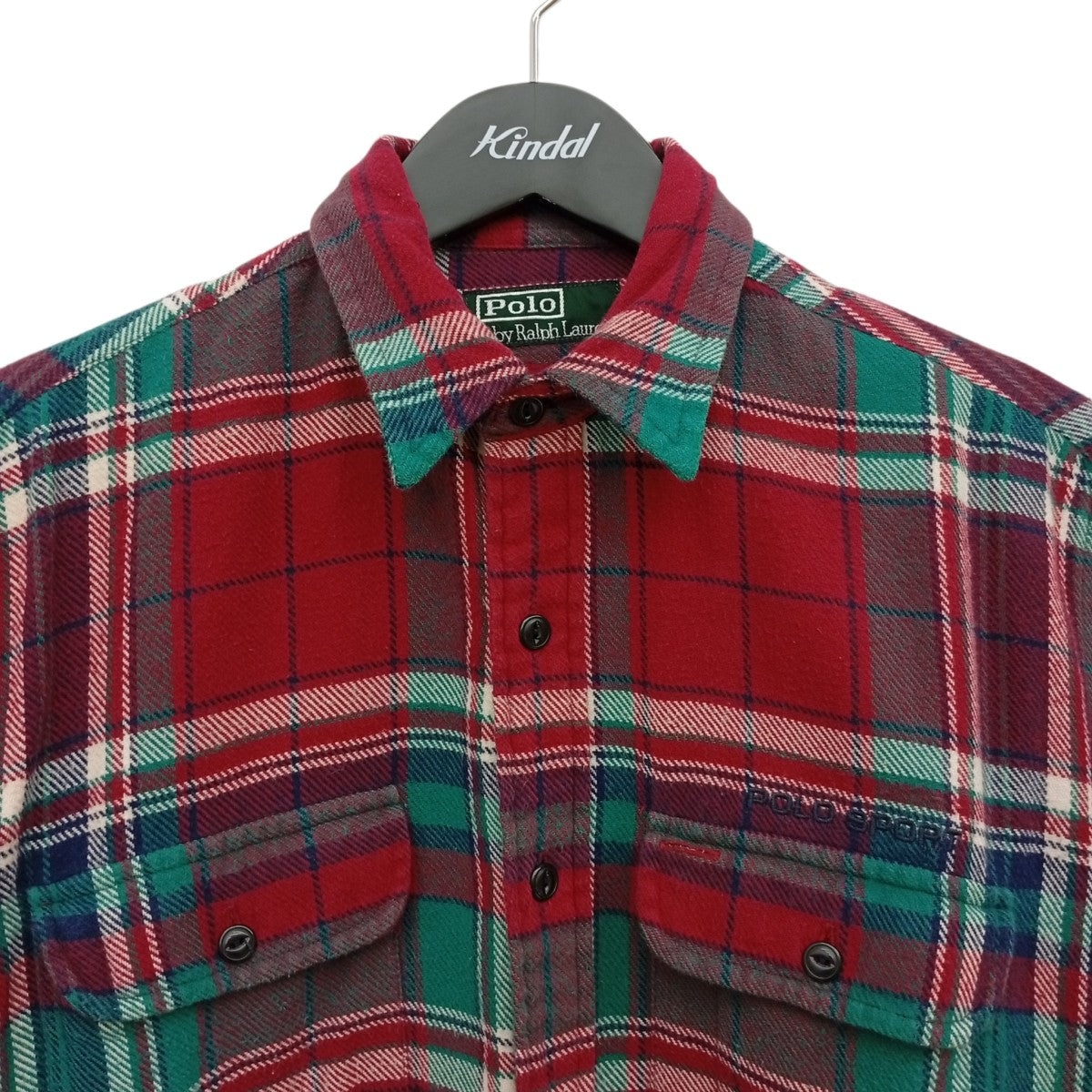 POLO RALPH LAUREN チェックネルシャツ 古着・中古-5枚目のアイテム画像