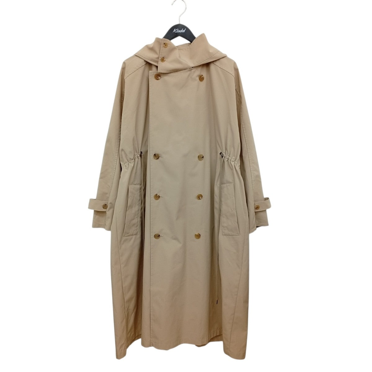 VACHEMENT×STUDIOUS リサイクルシェルタフタロングコートVG-02-700 古着・中古-1枚目のアイテム画像